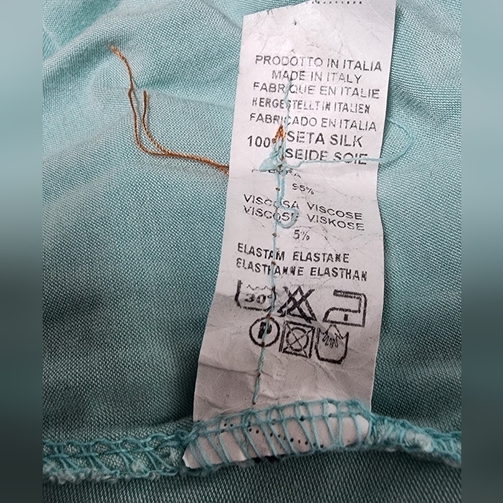 🇮🇹Viscose & Silk Light Blue Tunic Dress – Soch Paris – - Picture 7 of 8